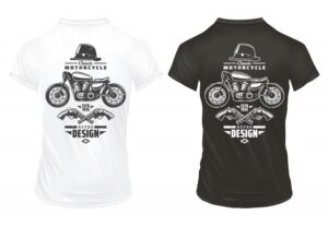 Black and white T-shirts